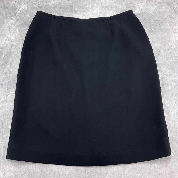 Suit Studio Skirt Set Women 10P Black Poly Lined Career Classic‎ - Picture 12 of 16
